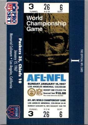 1990 Pro Set Super Bowl XXV Silver Anniversary Football Pick / Choose Your Cards