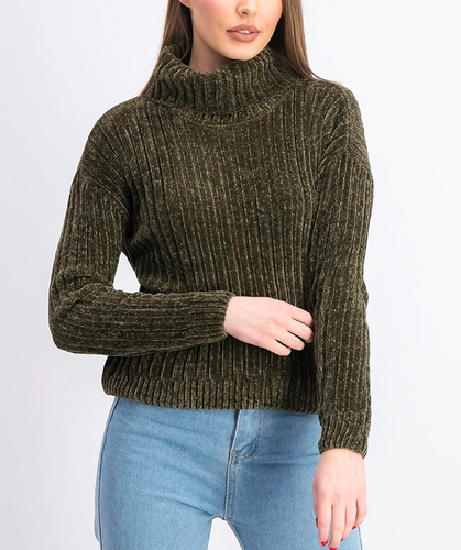 Hippie Rose Juniors' Olive Long Sleeve 