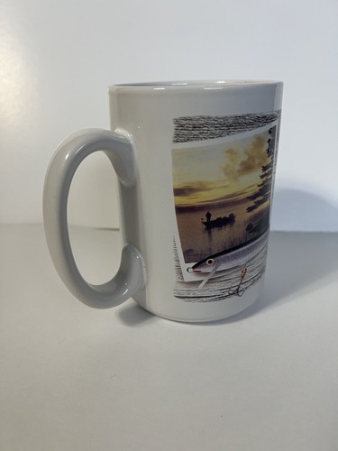 Rapala Fishing Lures Stoneware Coffee Mug w/Different Fishing Scenes & Phrase - Picture 12 of 23