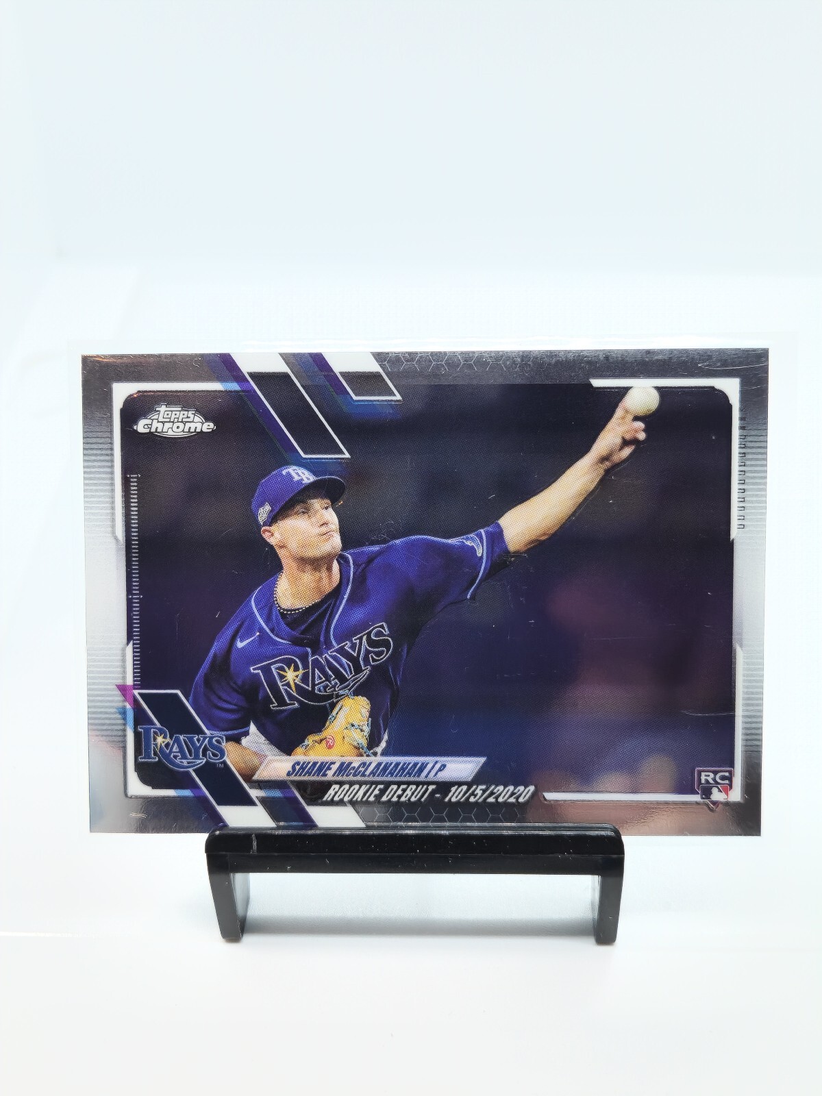 2021 Topps Chrome Update Shane McClanahan Rookie Denut Tampa Bay Rays #USC85