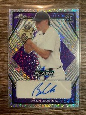 RYAN CUSICK 2021 Leaf Flash Baseball Autographs Rookies Purple #68/75