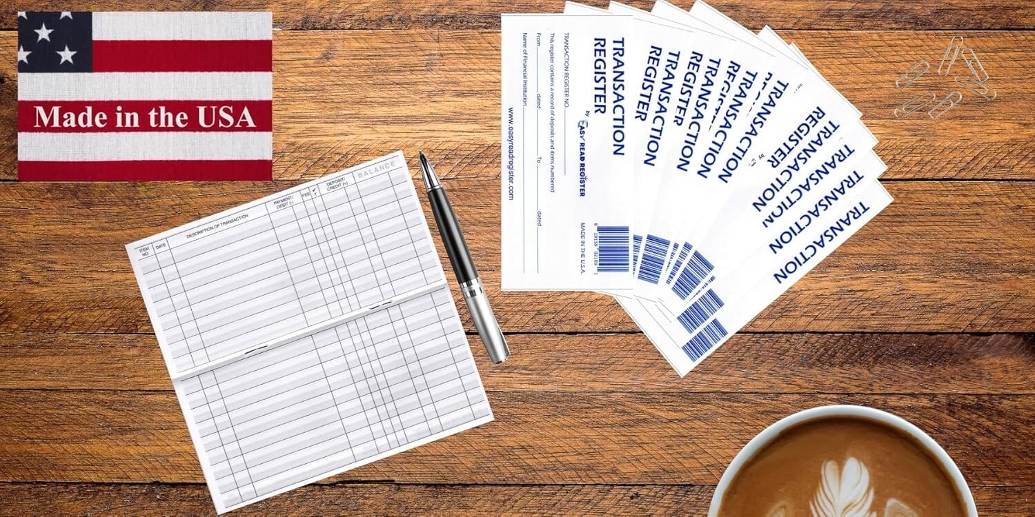 как выглядит 12 Checkbook Transaction Registers 2025-2026-2027 Calendars Check Book Bank ... фото