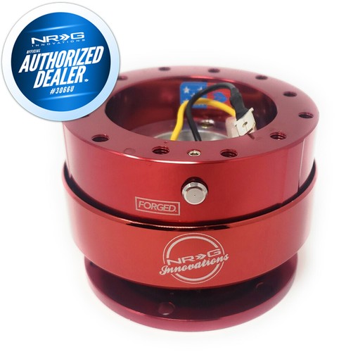 NRG Steering Wheel Quick Release Kit Gen 2.5 (interchangeable Ring) - Red/Red Ring main image 0