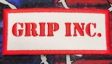 EMBROIDERED GRIP INC. GROOVE METAL BAND PATCH (Please Read Ad)