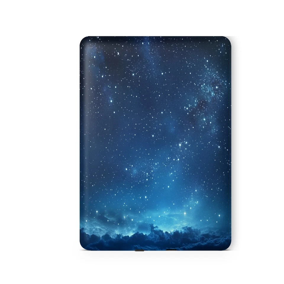 Dark Blue Stars Amazon Kindle Skin | Kindle Skin Vinyl Wrap - All Kindle Models - Image 4 of 4