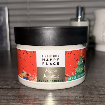 Find Your Happy Place-Home For The Holidays Nutmeg/Sweet Cream Scrub Soufflé