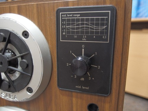 Vintage Speaker Lautsprecher Box SABA Acoustic Monitor 80 mit Gitter - Bild 5 von 8