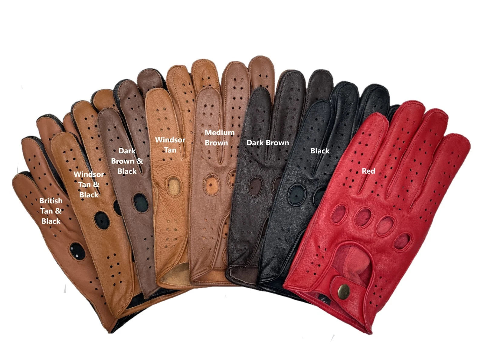 MEN'S CHAUFFEUR SHEEPSKIN LEATHER CAR DRIVING GLOVES (Finished Sewn Knuckles)
Opens in a new window