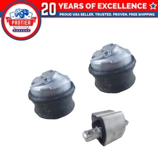 Fits 2001-2005 Mercedes-Benz C240 RWD / C320 RWD Engine Motor & Trans Mount 3pc