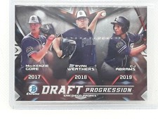Mackenzie Gore + CJ Abrams 2019 Bowman Chrome Draft Progression San Diego Padres