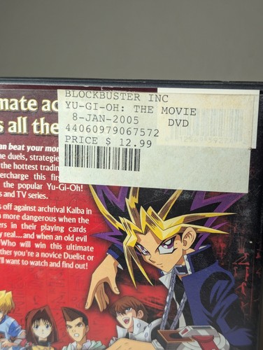 Yu-Gi-Oh! The Movie (DVD 2004) Original Blockbuster Rental Copy 😲 - Picture 3 of 5