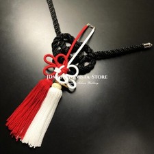Jdm Cayears Produce White Red Jp Kiku Knot Black Kintsuna Vip Car Mirror Charms Jdm Cayears Produce White Red Jp Kiku Knot Black Kintsuna Vip Car Mirror Charms