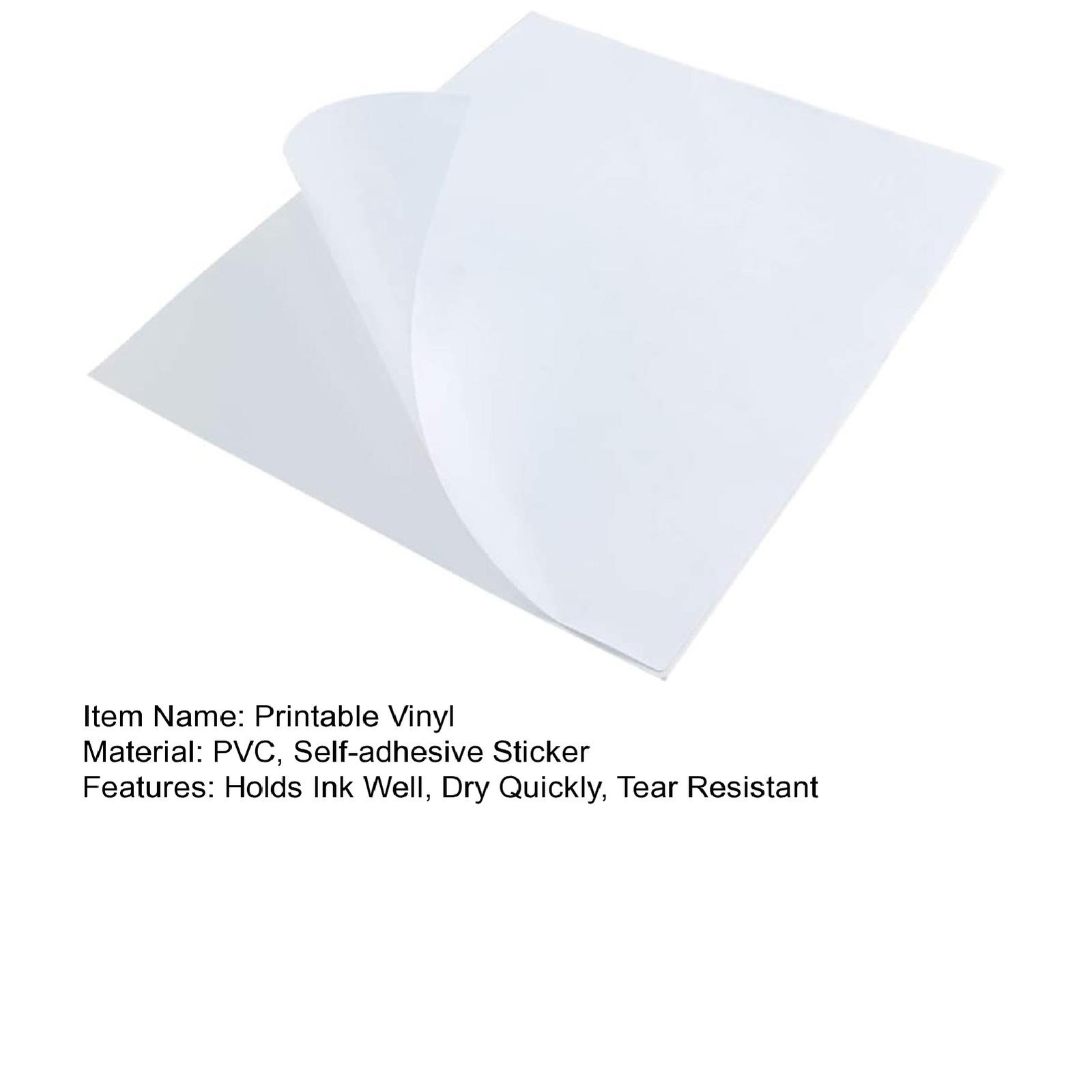 20 Sheets Inkjet Sticker Paper No Smudge Diy Printing Inkjet Printer ...