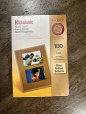 KODAK Photo Paper Gloss Instant Dry 4" x 6" 100 Sheets 6.5 mil Thickness Sealed