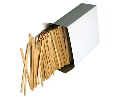 5000x BIO Holz Rührstäbchen 14cm Kaffeerührer für Kaffeebecher to Go Becher Stab
