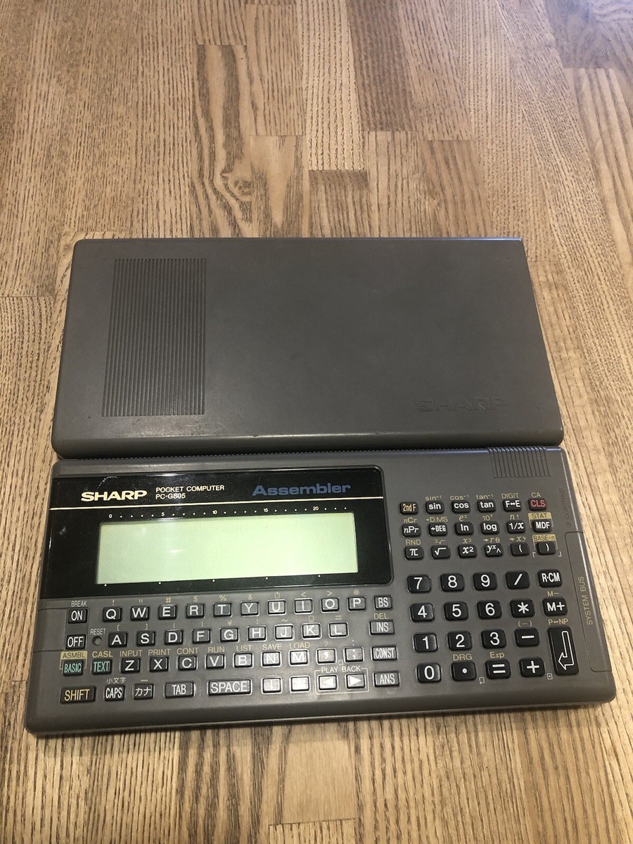Sharp Pocket Computer PC-G805 Junk items Vintage | eBay