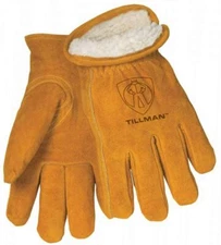 Tillman Cold Weather Leather Lined Heavy Duty Warm Winter Insulated Work Gloves