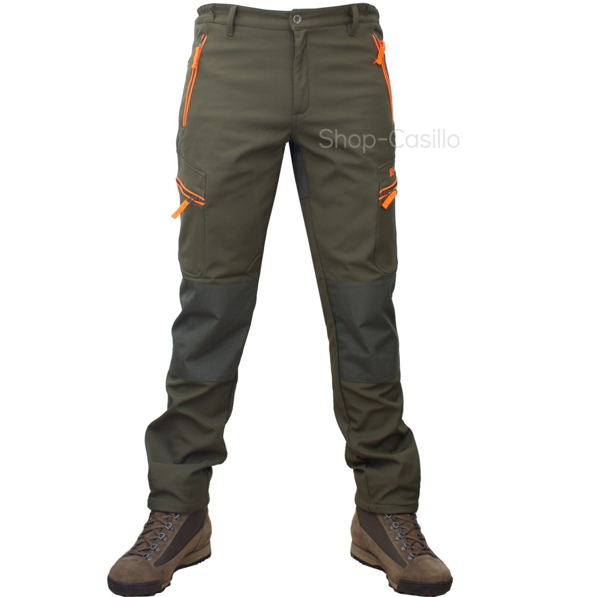 Pantaloncini Bermuda Verde Militare Da Uomo Con Tasconi Scrambler Ducati X Cargo Shorts A723500067 P - Foto 6