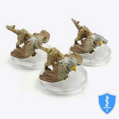 Griffon Hatchling x3 - Snowbound #8 D&D Icons Realms Miniature