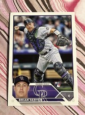 2023 Topps Series 1 Brian Serven RC #41 Colorado Rockies
