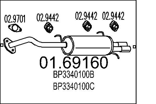 Silencieux Mazda MX-3 1.8 v6 résout problème bruit échappement - 2