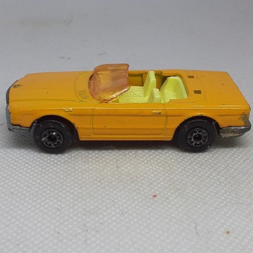 Lesney Matchbox Superfast Mercedes 350SL No.6 Yellow 1973 Made in United Kingdom - Picture 2 of 9