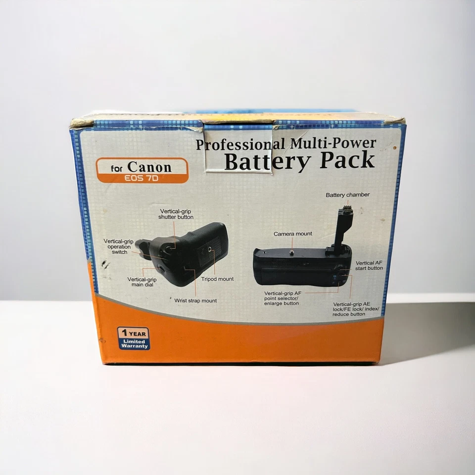 Zeikos ZE-CBG7D Battery Grip for Canon 7D New in Box - Image 3 of 4
