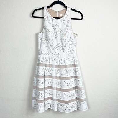 aidan mattox white lace dress aidan by aidan mattox white lace dress