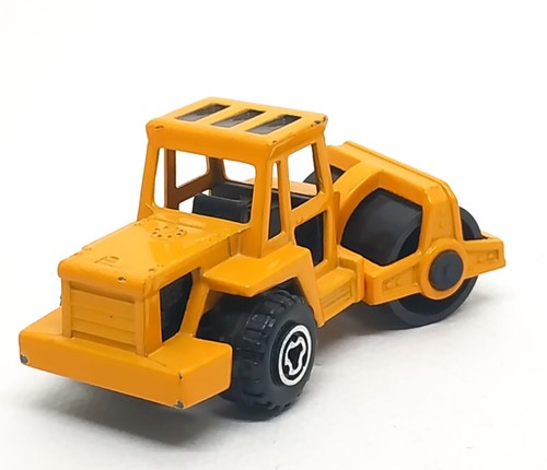 Majorette Construction -Roller - Metal - Orange (3") no Package - Picture 6 of 7