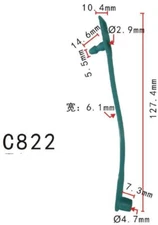 20pcs Fit Cable Strap Push Mount Wire Tie Clip Length A14284 For Honda Toyota