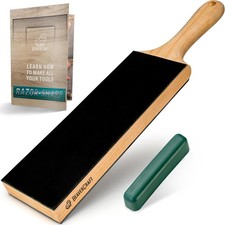 Leather Strop Kit for Knife Sharpening 15.2" - Leather Knife Strop with