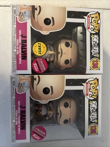 J Balvin funko pop 2 Pack Chase #136