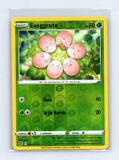 Carta Pokemon Exeggcute 001/172 stelle brillanti comuni Reverse Holo LP