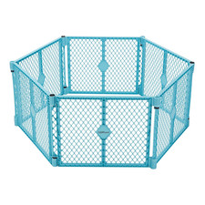 - Superyard Baby Play Yard: Freestanding 6 Panel Baby Playpen - Indoor or Outdoo