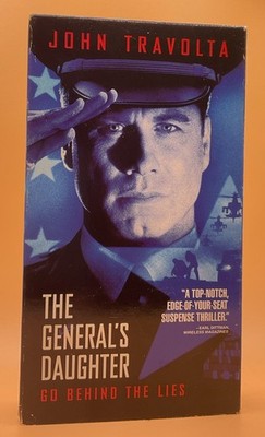 The General's Daughter VHS 2000 Blockbuster Blue Tape **Buy 2 Get 1 Free**