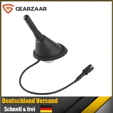 Auto KFZ Kurz Stab Dach Antenne + Raku 2 Sockel für Nissan, Peugeot AM/FM 5,8cm