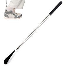Shoe Horn Extra Long Handle Stainless Steel 25" Handled Metal Shoehorn Horns