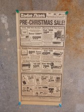 1980s Radio Shack Pre Christmas Sale Tandy 1000 Computer Vintage Ad CB Radio