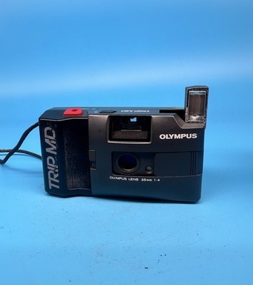 Olympus Trip MD analoge Kompaktkamera 35 mm, grau - getestet