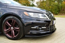 Street+ Spoilerlippe Front Ansatz passend für VW CC R-LINE schwarz Hochglanz