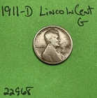 1911 D Lincoln Wheat Cent / Penny 1c Good