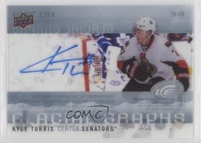 2014-15 Upper Deck Ice Glacial Graphs Kyle Turris #GG-KT Auto 7ez