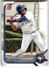 2022 Bowman Draft #BD-89 Luis Meza Toronto Blue Jays Baseball