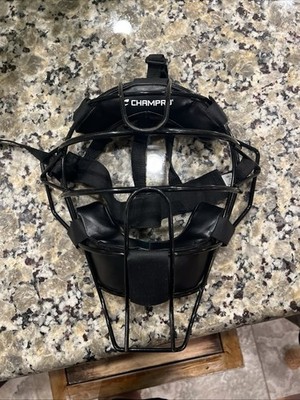 Champro Baseball Umpire Mask - CM63B Lightweight Mask - Black - CHAMPRO SPORTS