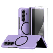 For Samsung Galaxy Z Fold7 6 5 4 Matte Mag Safe Case Shockproof Screen Protector