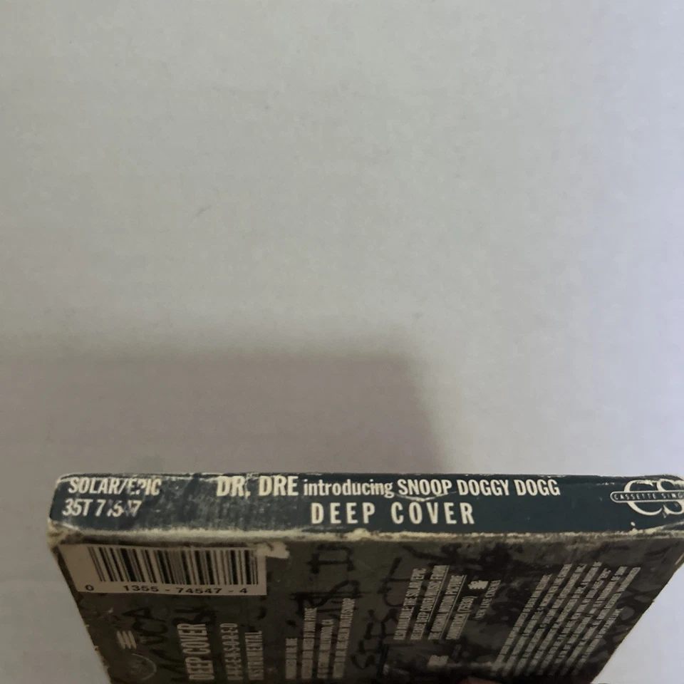 Dr. Dre Snoop Dogg Deep Cassette Single Death Row Records EXTREMELY RARE Tested - Image 4 of 4