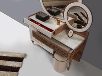 Schlafzimmer Set Kommode Mit Spiegel Garnitur Holz Gruppe MöBel Neu
