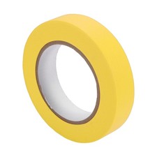Masking Tape, 1 Inches x 54.7 Yards DIY Car Auto Paint Painters Tape Yellow, ...