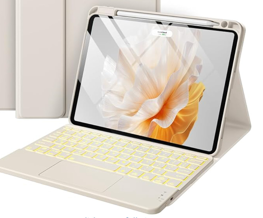 Harvopu iPad Air 11 Inch & Air 5th/ Air 4th Generation Case with Keyboard