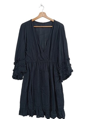 CALZEDONIA Sommerkleid Damen Kleid Gr. DE 38 blau Casual-Look